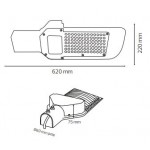 LED Улично осветително тяло 100W 6500К ORLANDO-100 IP65