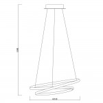 LED Полилей 230V 43W 4000K FEEL 4614