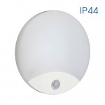 LED аплик със сензор бял 230V 10W IP44 SR16-W 3886 LIMA 