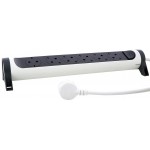 Разклонител 6ца 1,5м. с ключ бял Legrand 694533