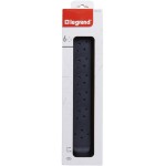 Разклонител 6ца без кабел с ключ черен Legrand 694548
