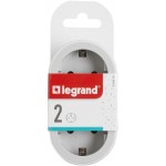 Адаптер за контакт 2ка Шуко бял 694516 Legrand