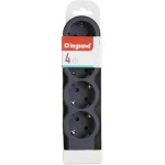 Разклонител 4ка без кабел черен Legrand 694576