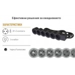 Разклонител 6ца 3м. черен Legrand 694566