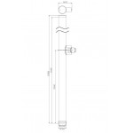 LED линейна лампа 220V S14D 1 фасунга 3.5W 2700К ToLEDo SYLVANIA