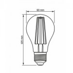 LED крушка за растения E27 8W A60 Videx