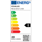 Светодиодна LED крушка Е27 20W 4000K MARS 4002