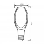 Светодиодна LED крушка Е27 20W 4000K MARS 4002