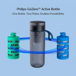 Филтрираща бутилка GO ZERO Philips синя