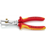 Клещи за сваляне на изолация с ножица за кабел 180мм. 1000V KNIPEX