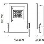 Светодиоден LED прожeктор 20W 6400K IP65 SPN2202064 ULTRALUX