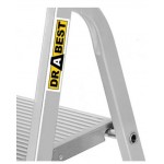Алуминиева стълба 6+1 03090061 DRABEST ALD7 125KG